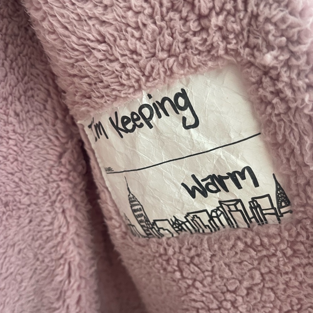 Appaman Kids Iridescent Pink Jacket Faux Fur Hood - Picture 5 of 6